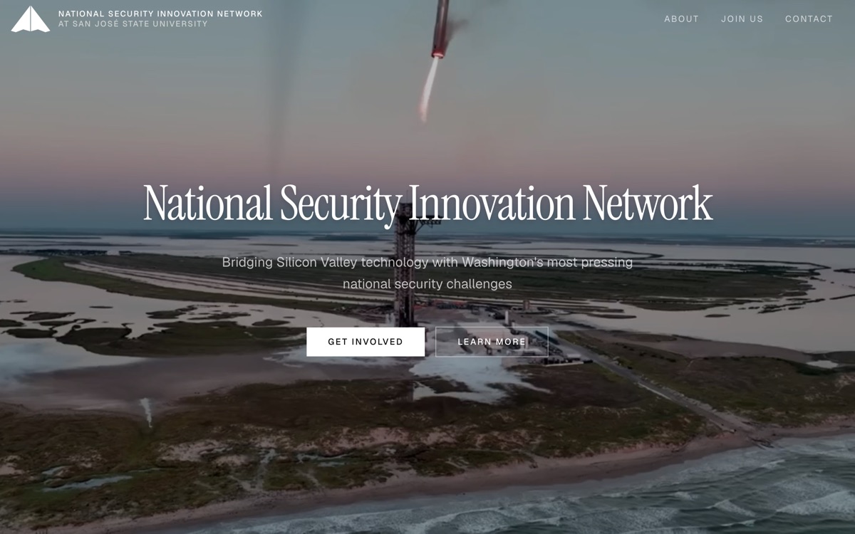 SJSU National Security Innovation Network website