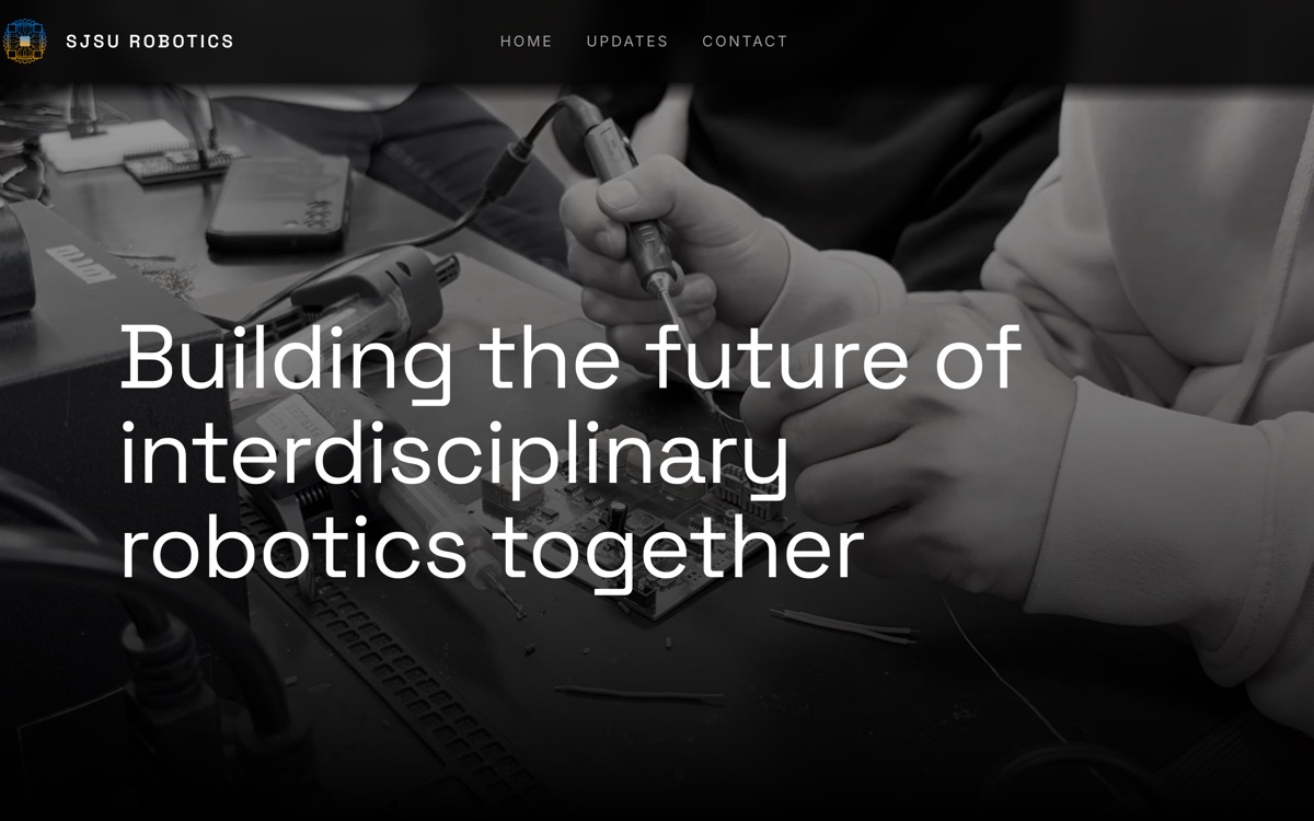 SJSU Robotics website